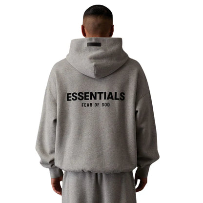 SUDADERA ESSENTIALS GRIS FUERTE
