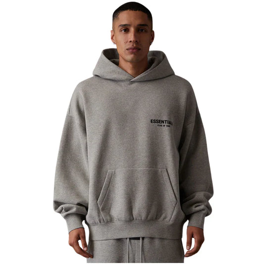 SUDADERA ESSENTIALS GRIS FUERTE